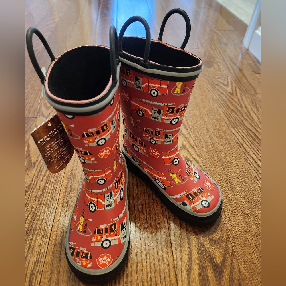 Kids Western Chief Firetruck Rainboots Size 11